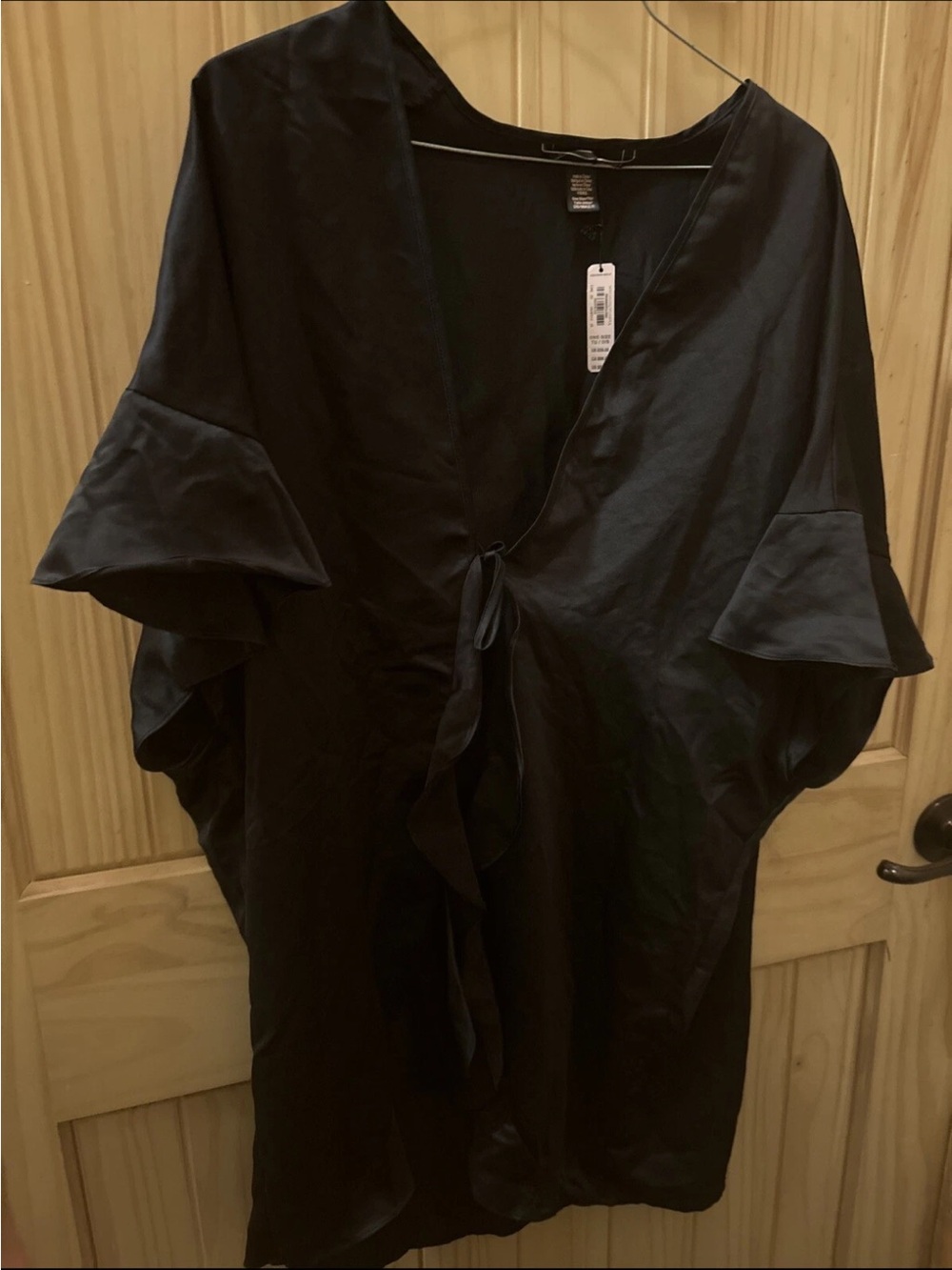 Victoria secret short black robe OSFM-nWT
